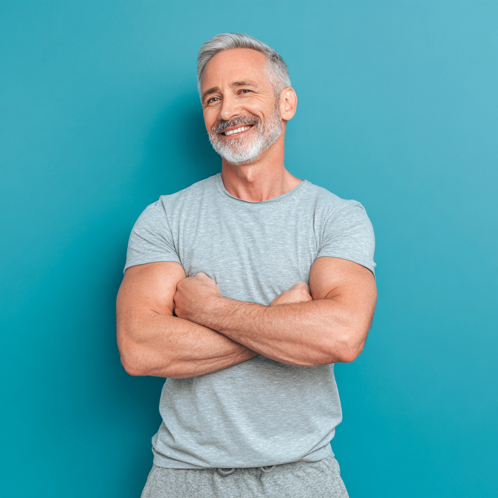 Дружна команда спеціалістів європейської зовнішності різного віку з щирими посмішками в сучасному медичному офісі, що демонструють професіоналізм та турботу